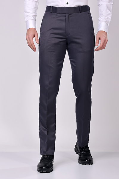 MENS DARK GREY FORMAL PANT